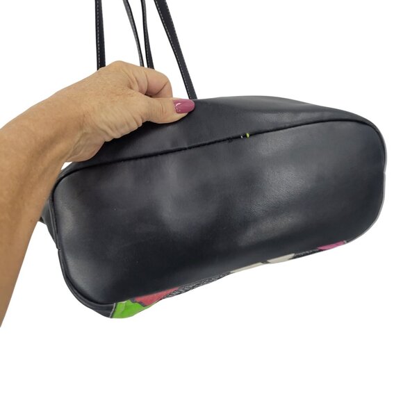 Disney World Park Resort Vegan Sequined Mickey Mouse Tote Bag Black Shoulder - Picture 10 of 11